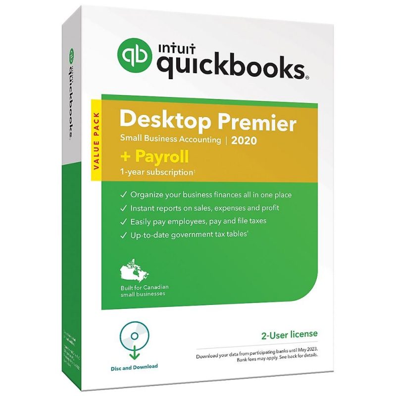 QuickBooks Desktop Premier Plus Payroll 2021 (Outright) SaaS Direct