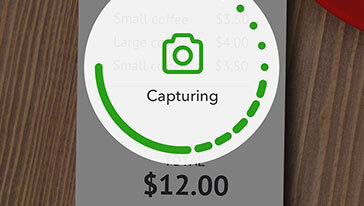 QuickBooks capture receipt