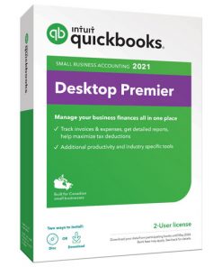 QuickBooks Desktop Premier 2021 boxshot