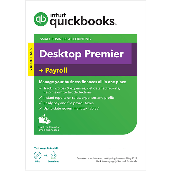 QuickBooks Desktop Premier Plus Payroll 2024 (Subscription) SaaS